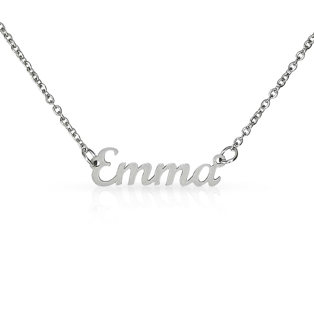 Personalized Cursive Name Necklace – Custom Gift for Loved Ones, Made in the USA