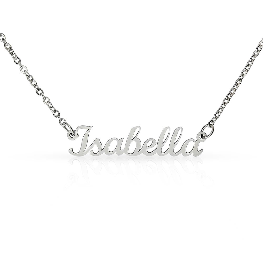 Personalized Cursive Name Necklace – Custom Gift for Loved Ones, Made in the USA