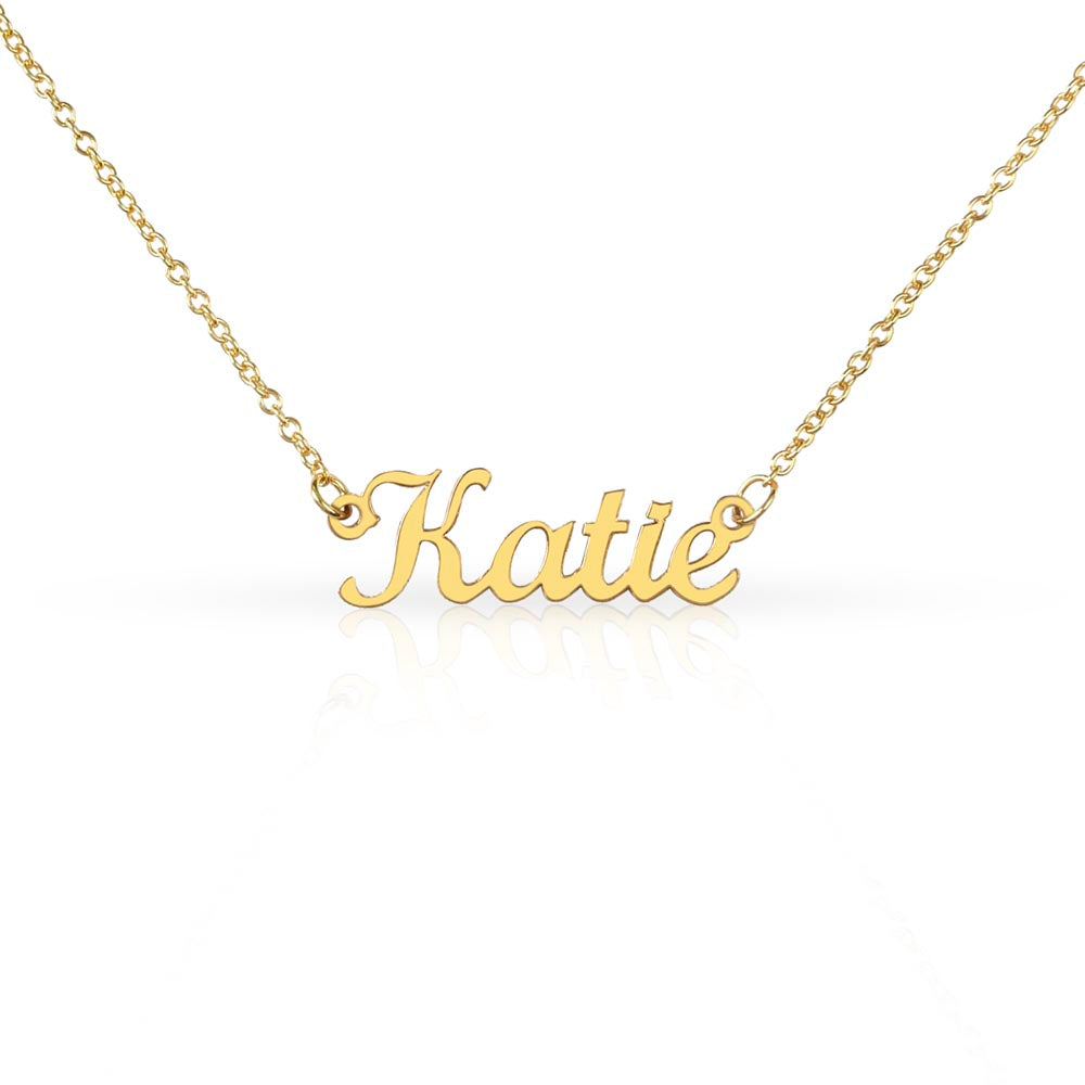 Personalized Cursive Name Necklace – Custom Gift for Loved Ones, Made in the USA