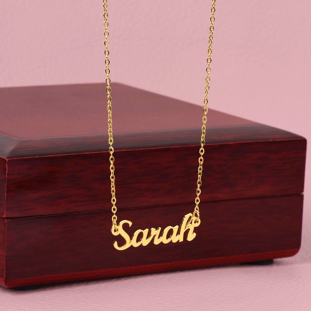 Personalized Cursive Name Necklace – Custom Gift for Loved Ones, Made in the USA