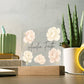 Personalized Peony Name LED Night Light for Nursery | Custom Floral Acrylic Sign for Baby Girl Room Décor