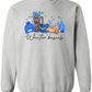 Personalized Winter Basics Gildan Crewneck Sweatshirt | Monogram Coffee Cup Design | Cozy Seasonal Apparel