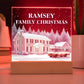 Personalized Family Christmas Vacation LED Light – Custom Holiday House Scene Acrylic Lamp Inspired by National Lampoon’s Christmas Vacation