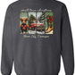 Vintage Small Town Christmas Gildan Sweatshirt – Personalized City & State Holiday Rustic Country Design