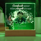 Personalized Cardinal Memorial LED Light – “Cardinals Appear When Angels Are Near” Acrylic Plaque with Custom Photo, Name & Dates | Sympathy, Christmas, or Remembrance Gift