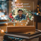 Personalized Cardinal Memorial LED Light – “Cardinals Appear When Angels Are Near” Acrylic Plaque with Custom Photo, Name & Dates | Sympathy, Christmas, or Remembrance Gift