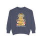 Personalized Christmas Pencil Tree Teacher Sweatshirt – Comfort Colors Pullover Crewneck