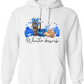 Personalized Winter Basics Gildan Hoodie | Monogram Coffee Cup Design | Cozy Seasonal Apparel