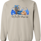 Personalized Winter Basics Gildan Crewneck Sweatshirt | Monogram Coffee Cup Design | Cozy Seasonal Apparel