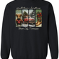 Vintage Small Town Christmas Gildan Sweatshirt – Personalized City & State Holiday Rustic Country Design