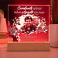 Personalized Cardinal Memorial LED Light – “Cardinals Appear When Angels Are Near” Acrylic Plaque with Custom Photo, Name & Dates | Sympathy, Christmas, or Remembrance Gift