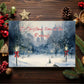 Personalized "Christmas in Central Park" Canvas – Custom Holiday Decor