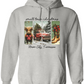 Vintage Small Town Christmas Gildan Hoodie – Personalized City & State Holiday Rustic Country Design