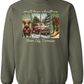 Vintage Small Town Christmas Gildan Sweatshirt – Personalized City & State Holiday Rustic Country Design