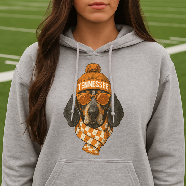 Tennessee Vols Smokey Gildan Hoodie – Vintage Pullover Sweatshirt for College Football Fans
