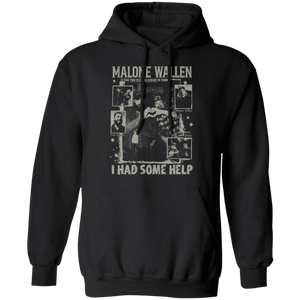 Vintage 'I Had Some Help' Gildan Hoodie – Post Malone & Morgan Wallen Country Music Inspired Apparel