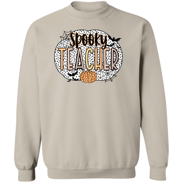 Spooky Teacher Crewneck Sweatshirt – Perfect for Fall Fun in the Classroom