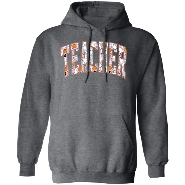 Trendy Halloween Fall Hoodie – Perfect for Spooky Teachers!