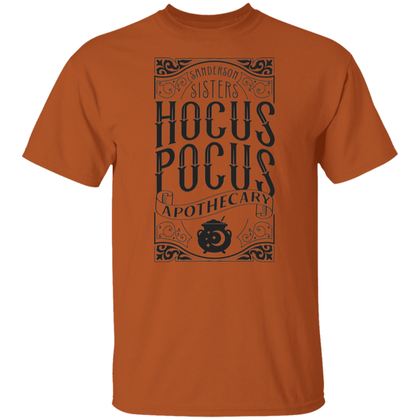 Hocus Pocus Apothecary Gildan T-Shirt – A Perfect Blend of Spooky and Stylish!