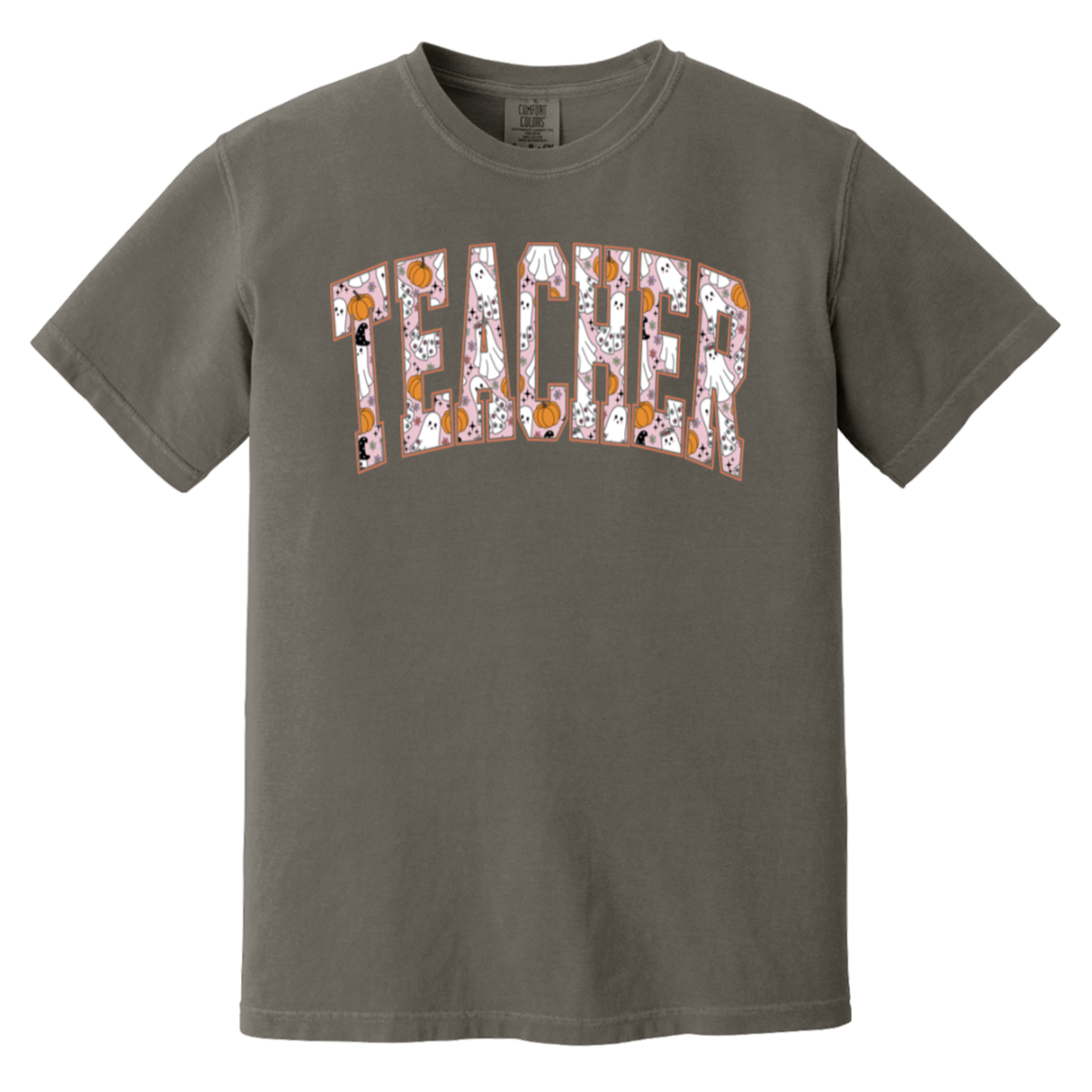 Trendy Halloween Fall T-Shirt – Perfect for Spooky Teachers!