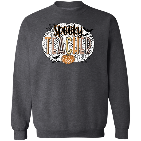 Spooky Teacher Crewneck Sweatshirt – Perfect for Fall Fun in the Classroom