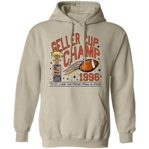 Friends Geller Cup Champion Gildan Hoodie – Perfect for Thanksgiving and Football Season!