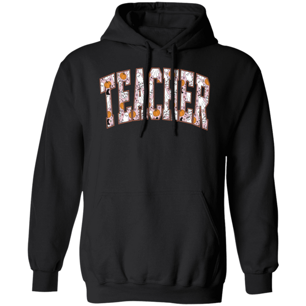 Trendy Halloween Fall Hoodie – Perfect for Spooky Teachers!