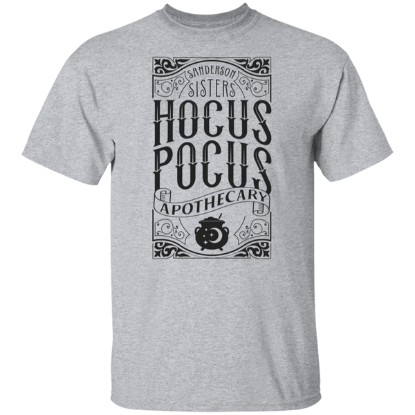 Hocus Pocus Apothecary Gildan T-Shirt – A Perfect Blend of Spooky and Stylish!