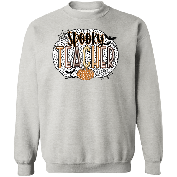 Spooky Teacher Crewneck Sweatshirt – Perfect for Fall Fun in the Classroom