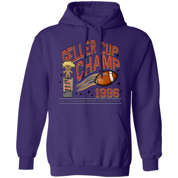 Friends Geller Cup Champion Gildan Hoodie – Perfect for Thanksgiving and Football Season!