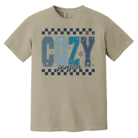 Cozy Season T-Shirt – Comfort Colors | Winter Style | Unisex Relaxed Fit Tee