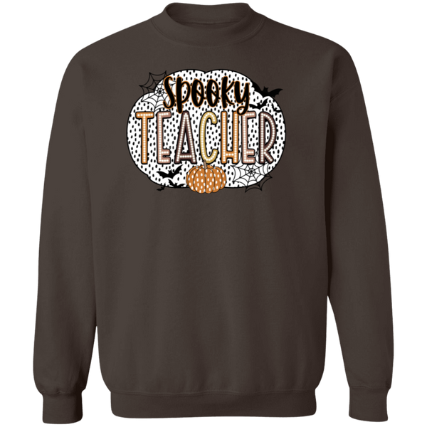 Spooky Teacher Crewneck Sweatshirt – Perfect for Fall Fun in the Classroom