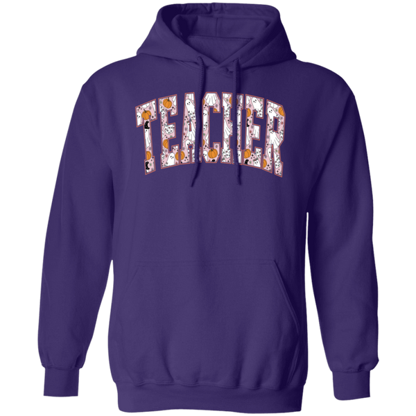 Trendy Halloween Fall Hoodie – Perfect for Spooky Teachers!