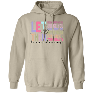 Let Them Keep Shining Hoodie – Gildan Pullover | Unisex Inspirational Winter Wear | Positive Message Clothing