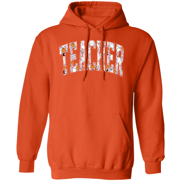 Trendy Halloween Fall Hoodie – Perfect for Spooky Teachers!