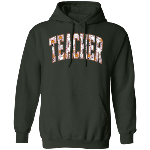 Trendy Halloween Fall Hoodie – Perfect for Spooky Teachers!