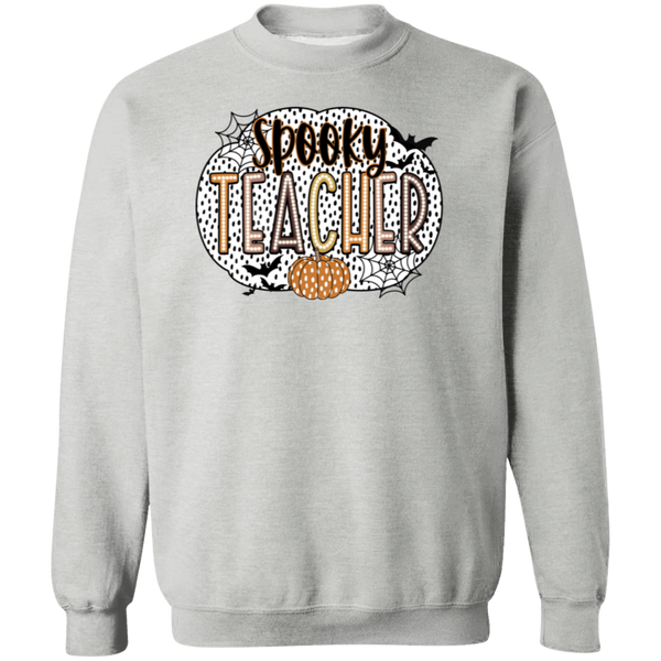 Spooky Teacher Crewneck Sweatshirt – Perfect for Fall Fun in the Classroom