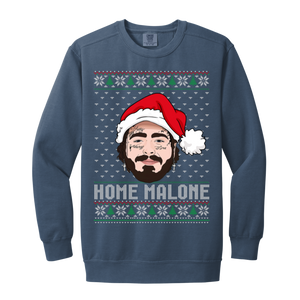 Home Malone Comfort Colors Crewneck Sweatshirt Post Malone Home Al Small Town Mercantile