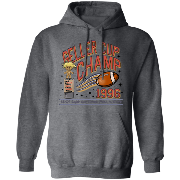 Friends Geller Cup Champion Gildan Hoodie – Perfect for Thanksgiving and Football Season!