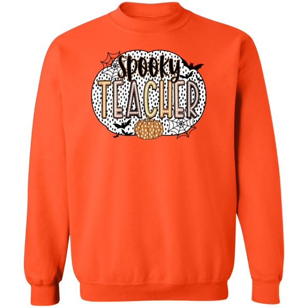 Spooky Teacher Crewneck Sweatshirt – Perfect for Fall Fun in the Classroom