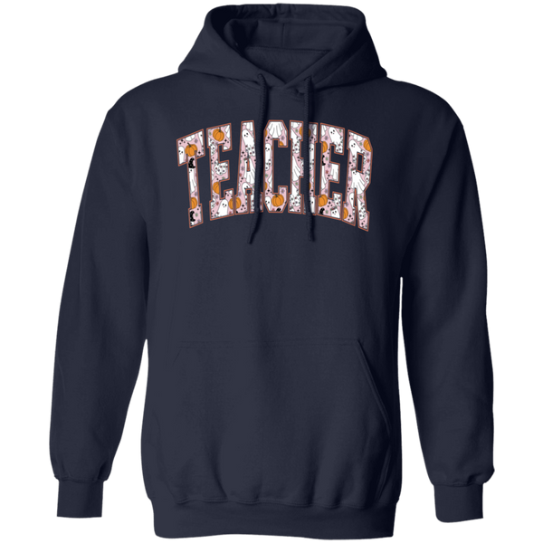 Trendy Halloween Fall Hoodie – Perfect for Spooky Teachers!