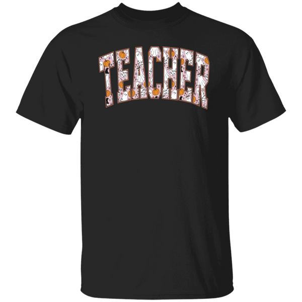 Trendy Halloween Fall T-Shirt – Perfect for Spooky Teachers!