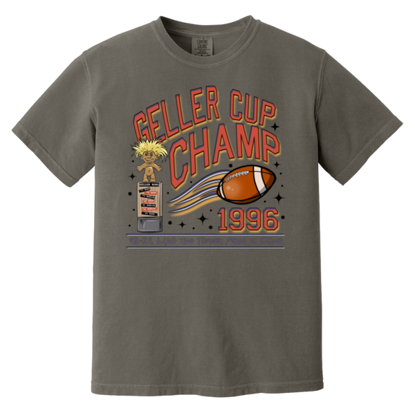 Friends Geller Cup Champion Comfort Colors T-Shirt – Perfect for Thanksgiving and Football Season!