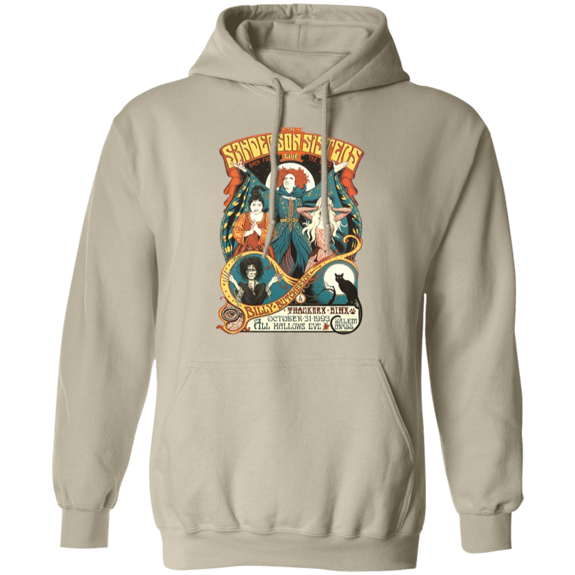 Hocus Pocus Bad Witches Hoodie – Stay Cozy with a Retro Witchy Vibe!