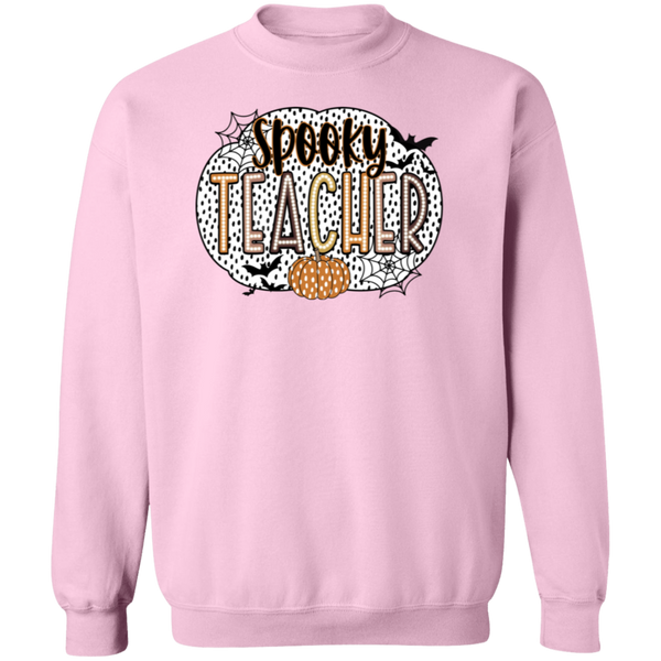 Spooky Teacher Crewneck Sweatshirt – Perfect for Fall Fun in the Classroom