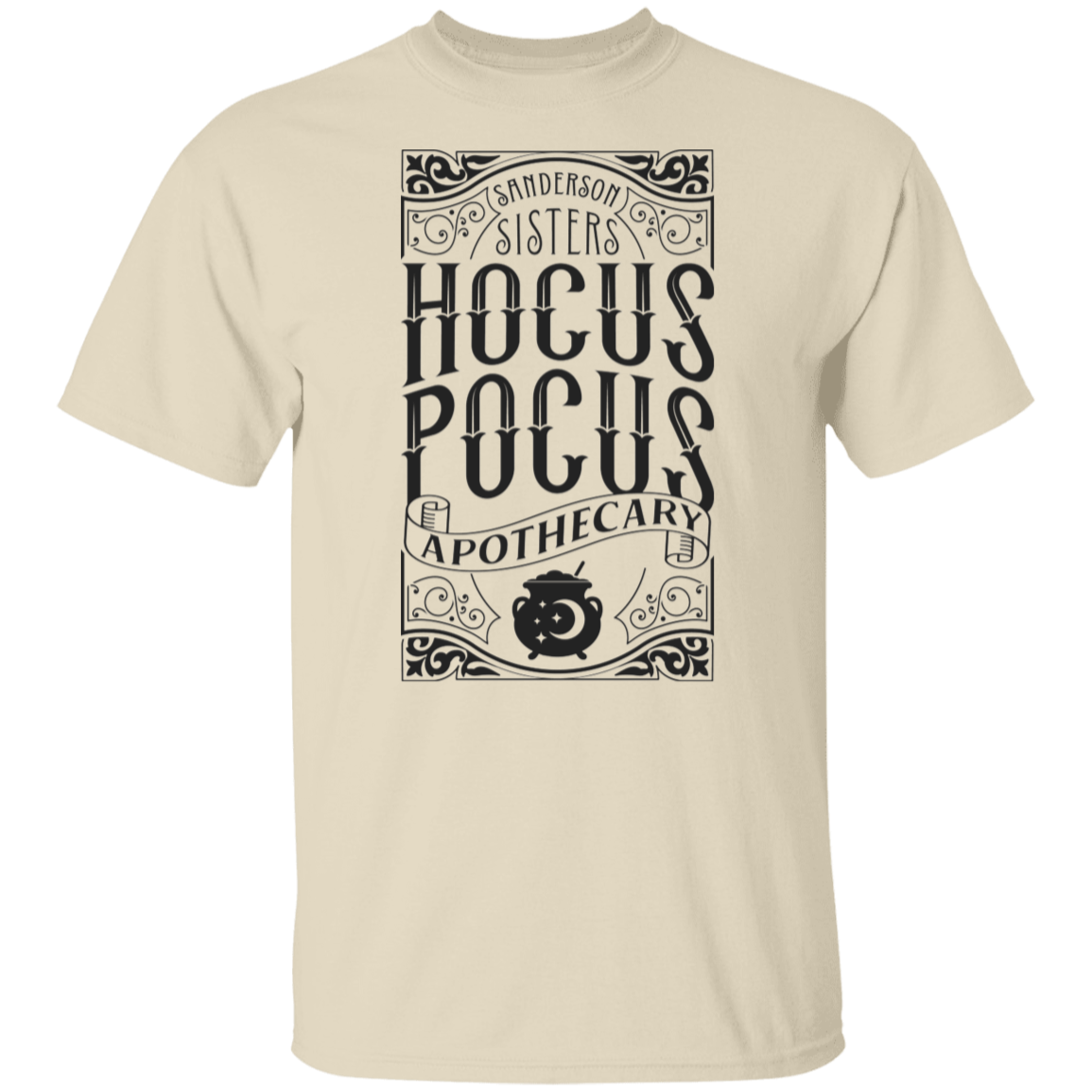 Hocus Pocus Apothecary Gildan T-Shirt – A Perfect Blend of Spooky and Stylish!