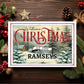 Personalized Thomas Kinkade-Style Christmas Canvas – Custom Holiday Decor