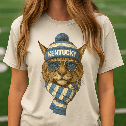 Kentucky Wildcats Comfort Colors T-Shirt – Vintage Bobcat Game Day Tee for College Sports Fans