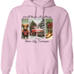 Vintage Small Town Christmas Gildan Hoodie – Personalized City & State Holiday Rustic Country Design