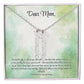 Personalized Vertical Name Necklace - Custom Jewelry Gift for Moms | Holiday, Birthday, Anniversary, Christmas